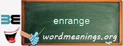 WordMeaning blackboard for enrange